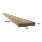 Timber Treated Decking Board 1.8m and 2.4m | 95mm x 19mm